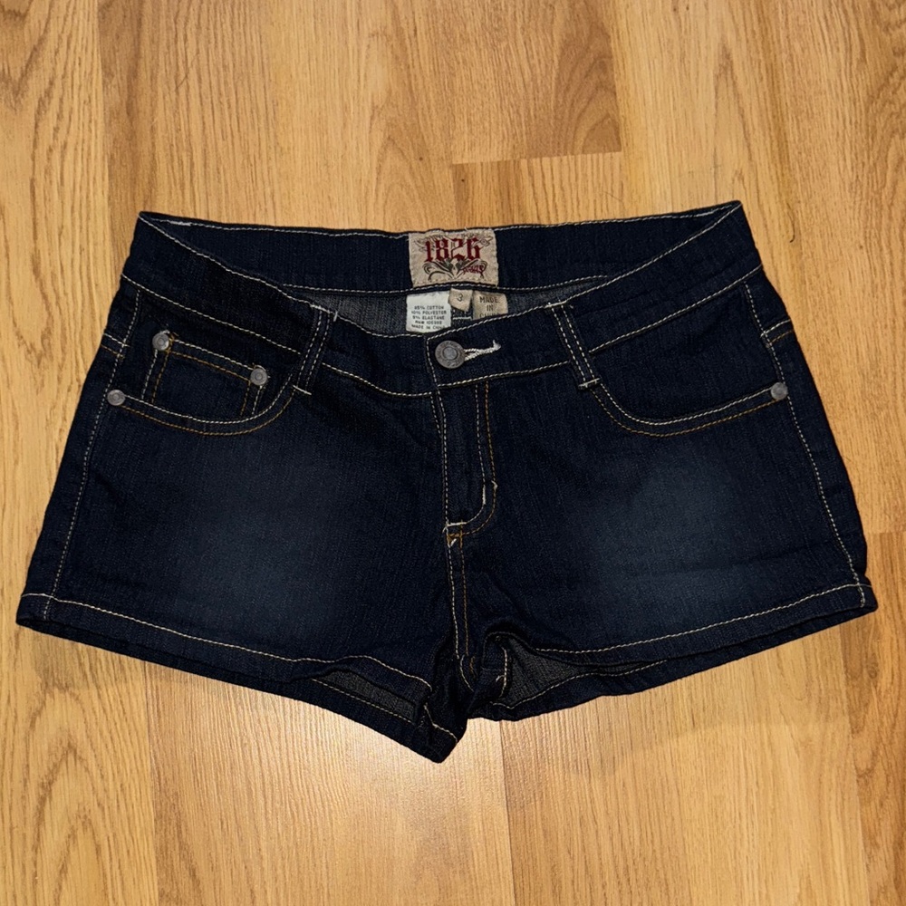R 1826 size 3 juniors stretch shorts Deep Indigo denim jeans Shorts